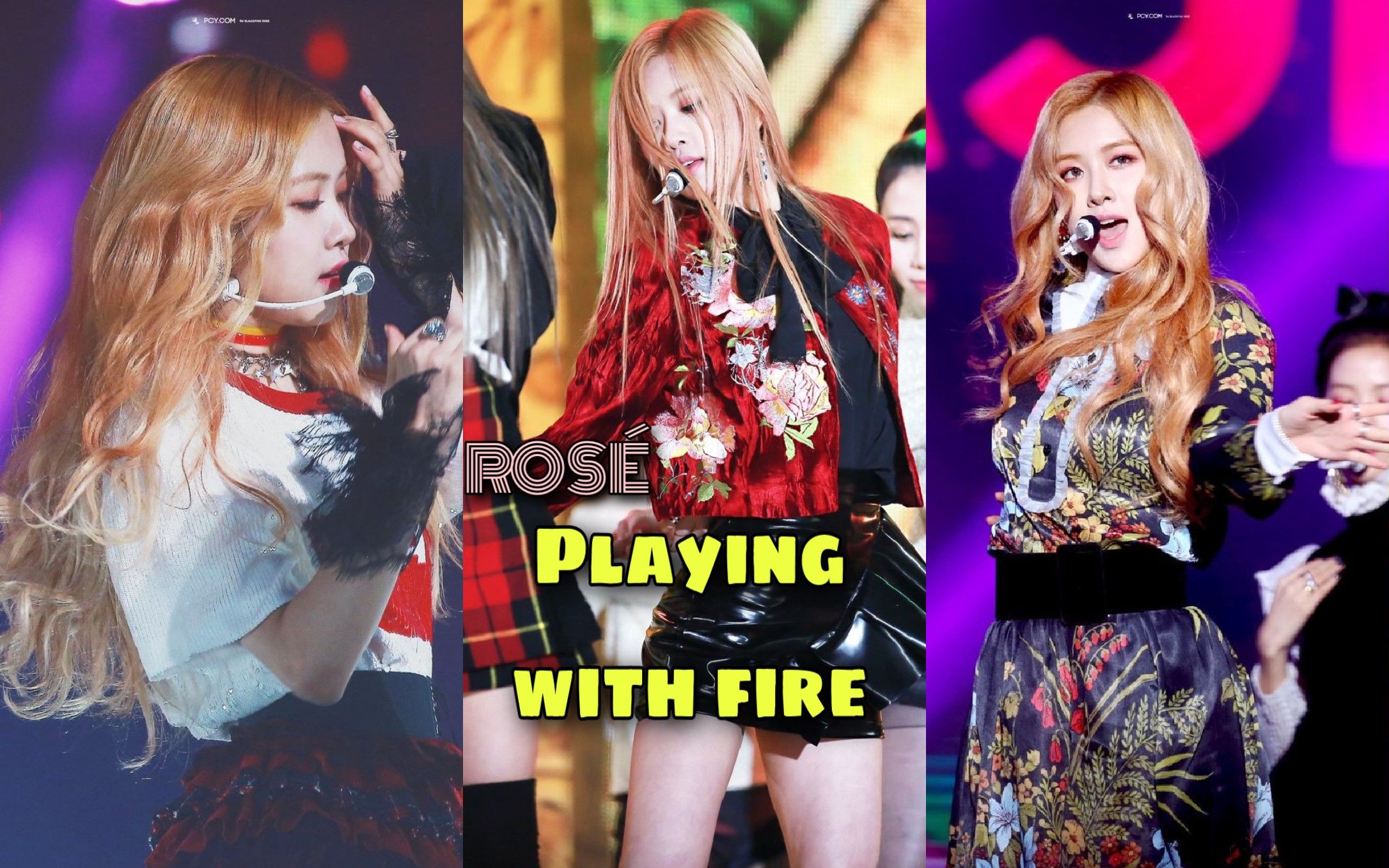 【混剪】blackpink ros 朴彩英 playing with fire个人直拍