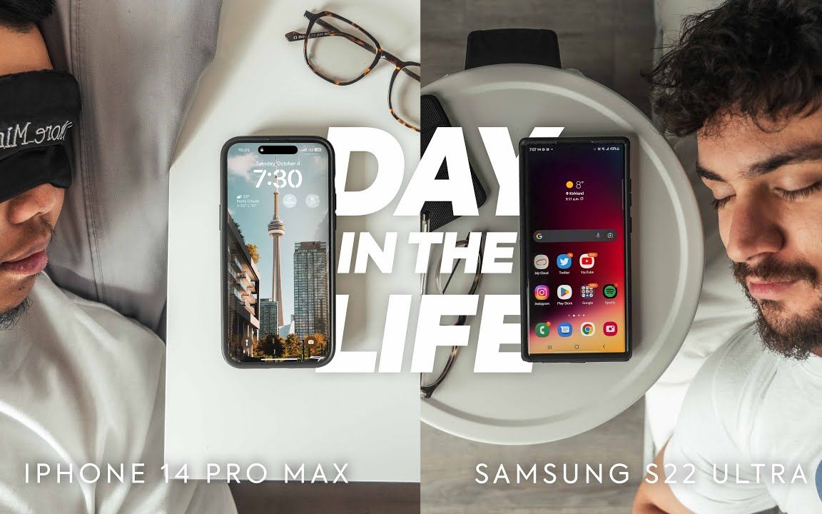 生活中的一天：iPhone 14 Pro Max 与三星 S22 Ultra对比