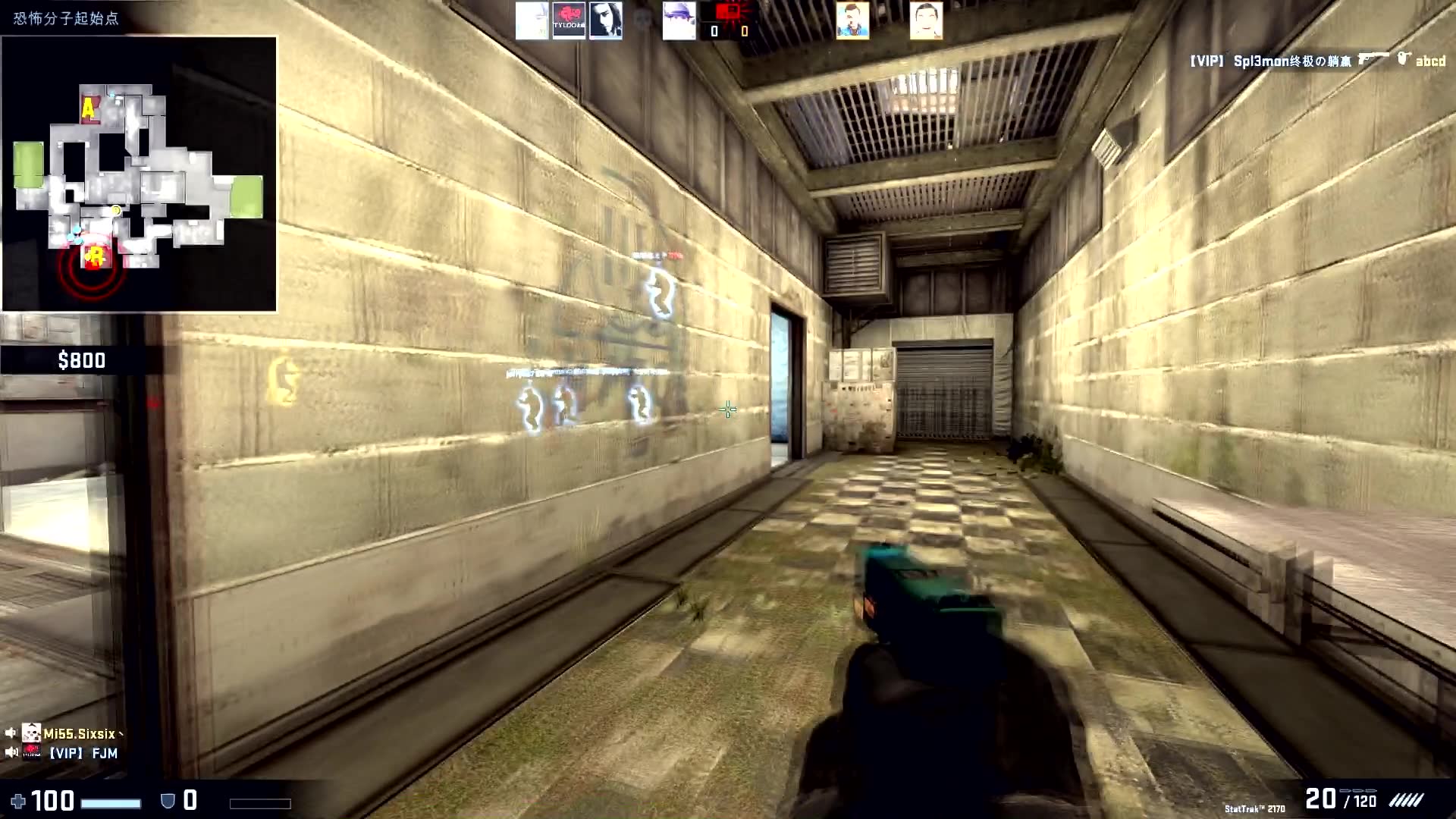 scrabbitcsgo日常叉车意外的1v了4