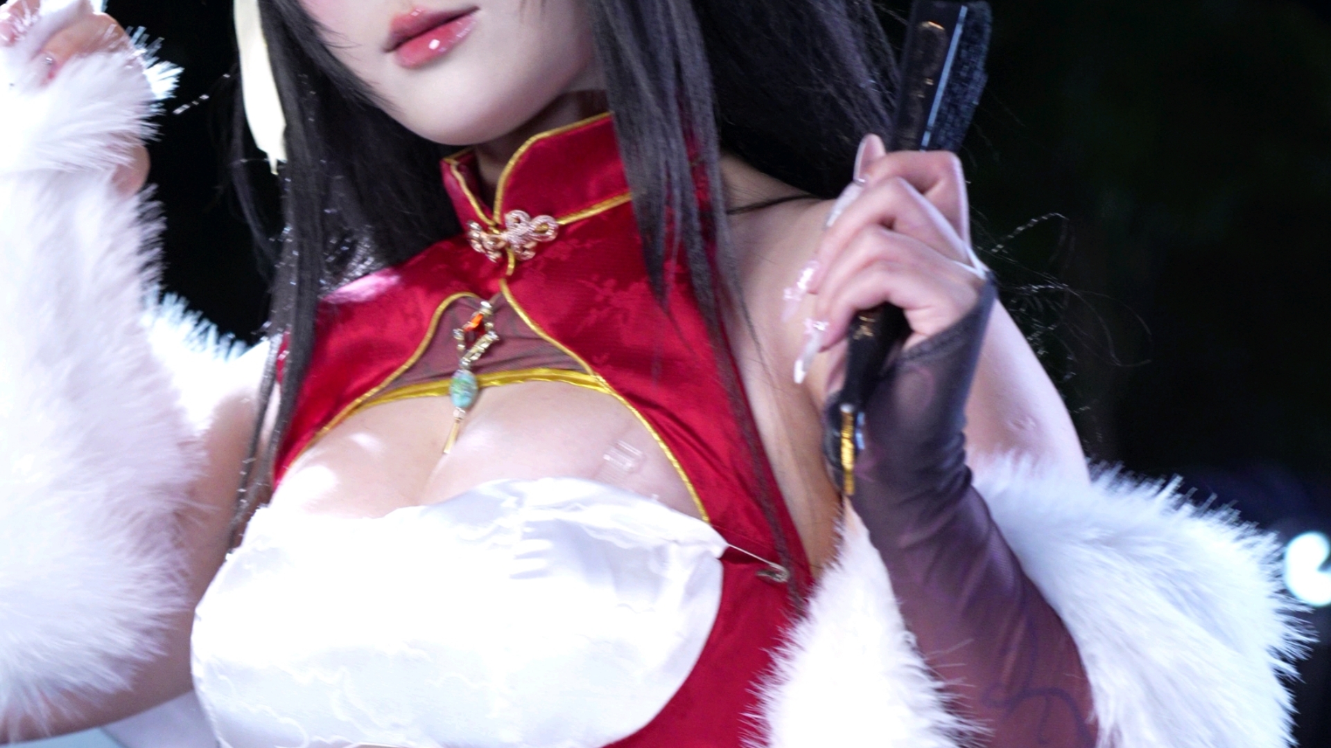 [Cheongsam Da Feng cos] - Suspenders silk is too titillating, gas station and romantic