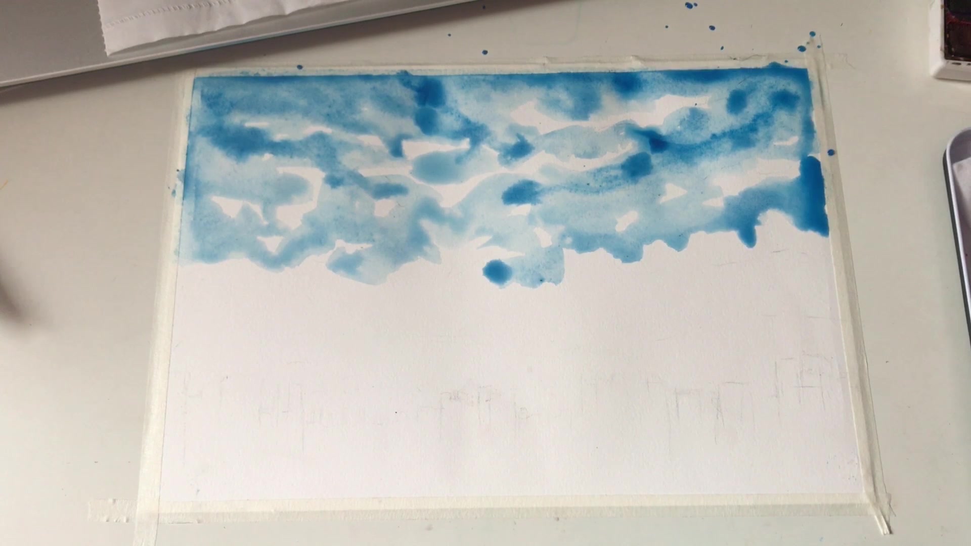 马克一下~ 用手机看离线看更方便 (水彩)(墨水)两分钟一起看日出日落