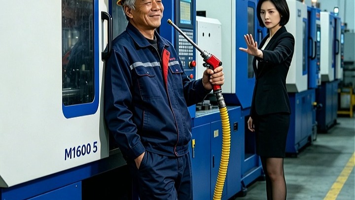 《车间保命守则：气枪不对人》