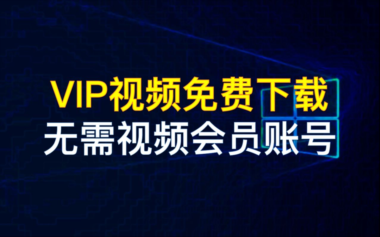 【47】VIP视频免费下载，MP4格式，无需会员账号