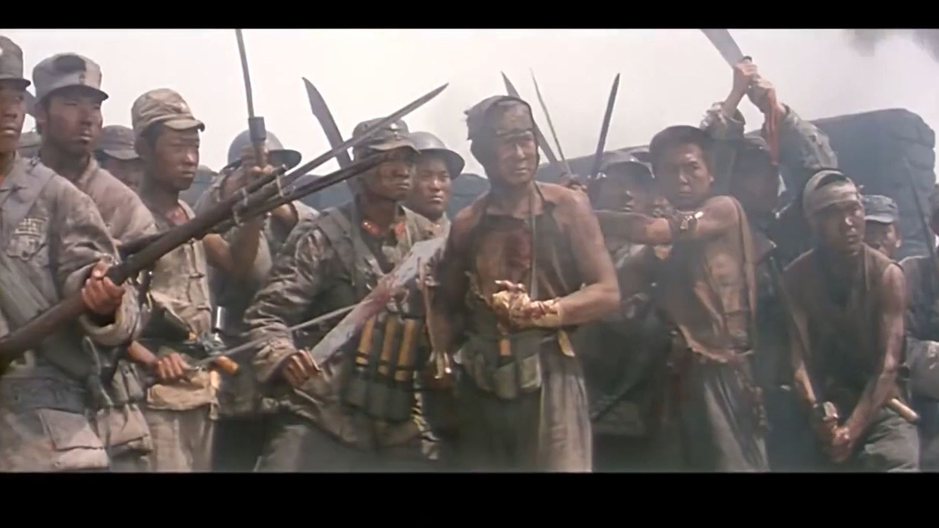 经典抗日电影【血战台儿庄】战争场面合集