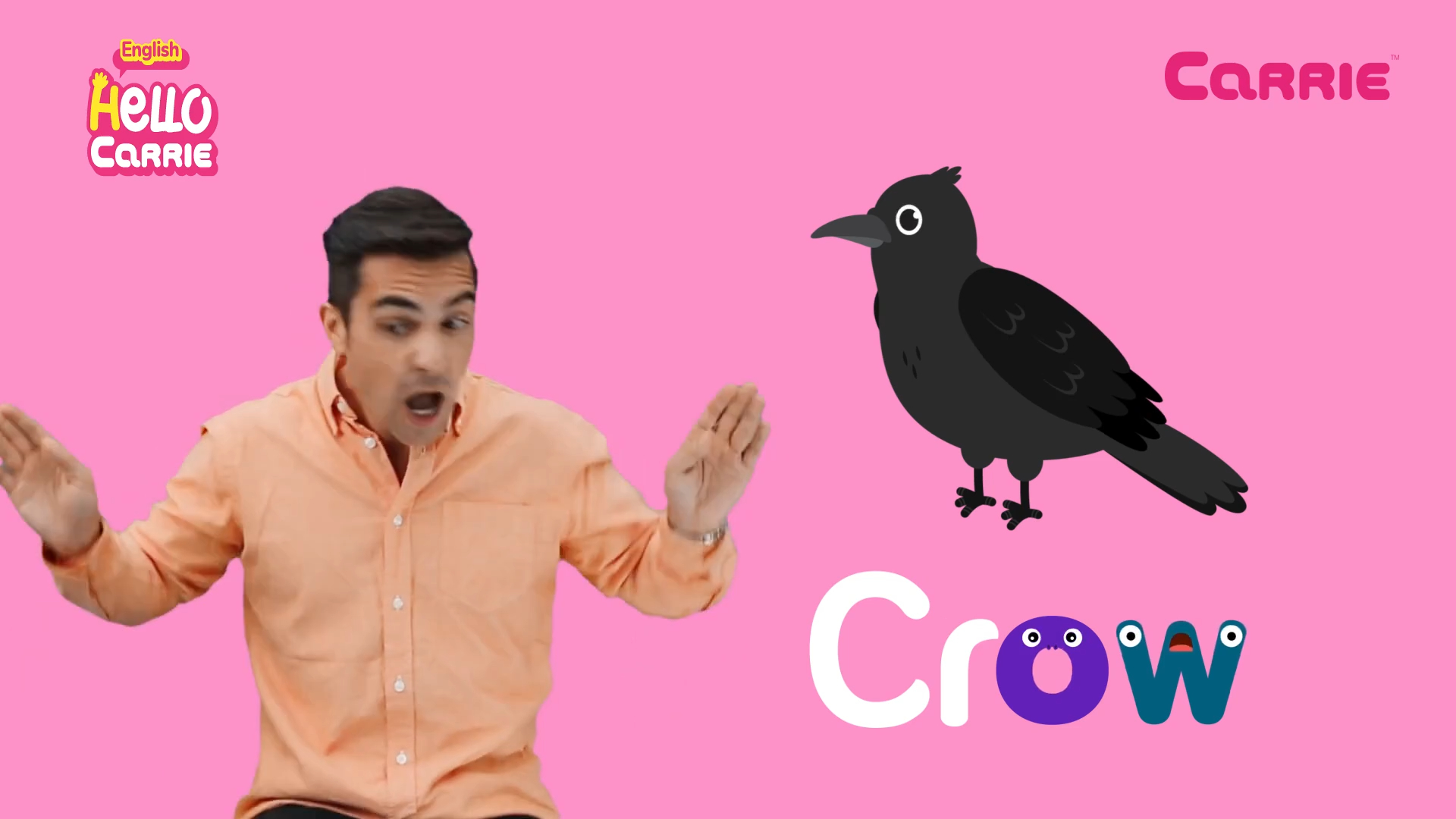 32【自然拼读唱起来】词根-OW自然拼读歌Phonics Song Alphabet Song（英语启蒙儿童英语歌曲启蒙少儿英文学习hello carrie）