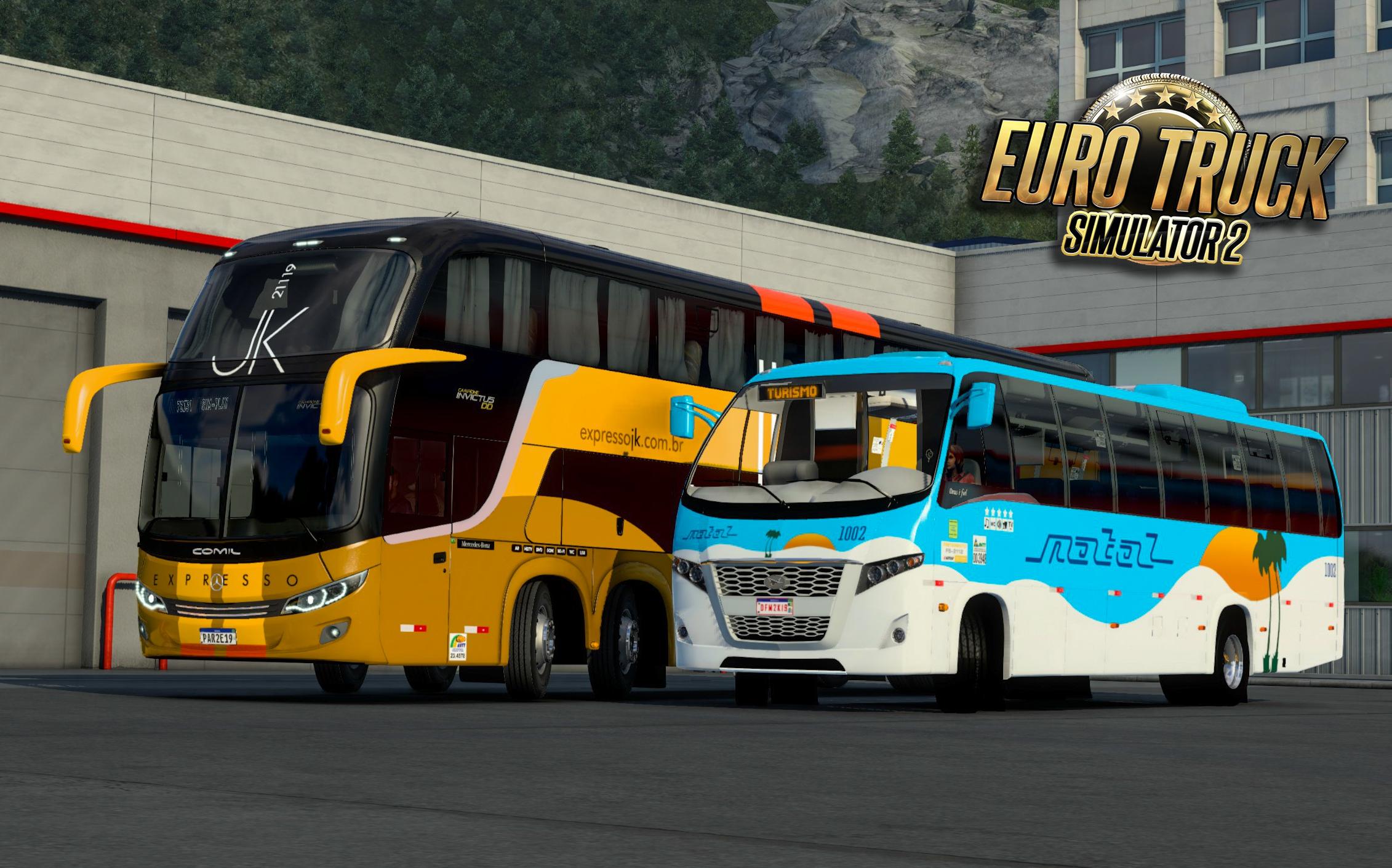 《欧洲卡车模拟2》驾驶巴西的客车去安道尔 | Euro Truck Simulator 2