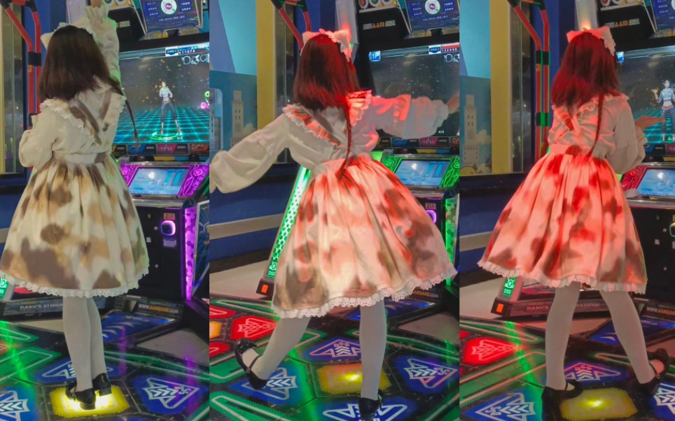 [Bangle Bread] I'm so sorry that it's so cute on the dance machine! Cute Kute Gomen! I'll get on the machine and dance quickly!