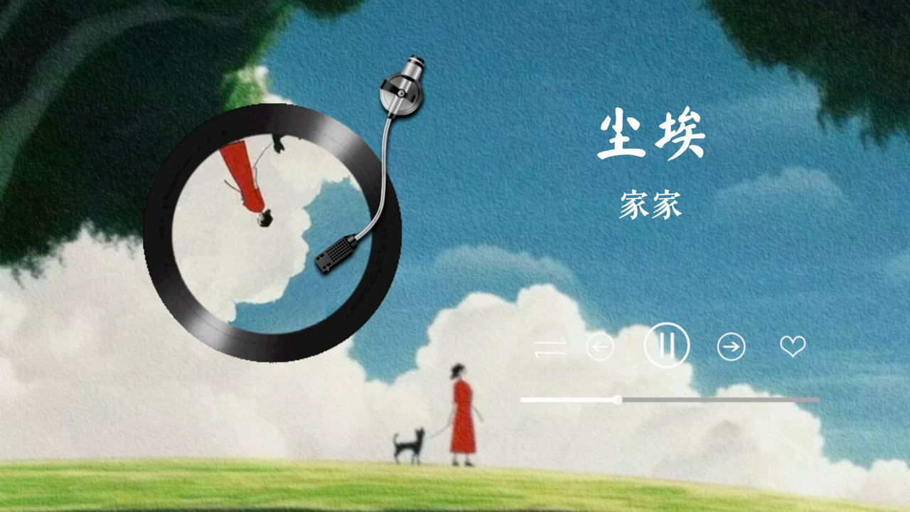 【家家：尘埃】“白云总是对蓝天依赖，我的爱也因你而存在”