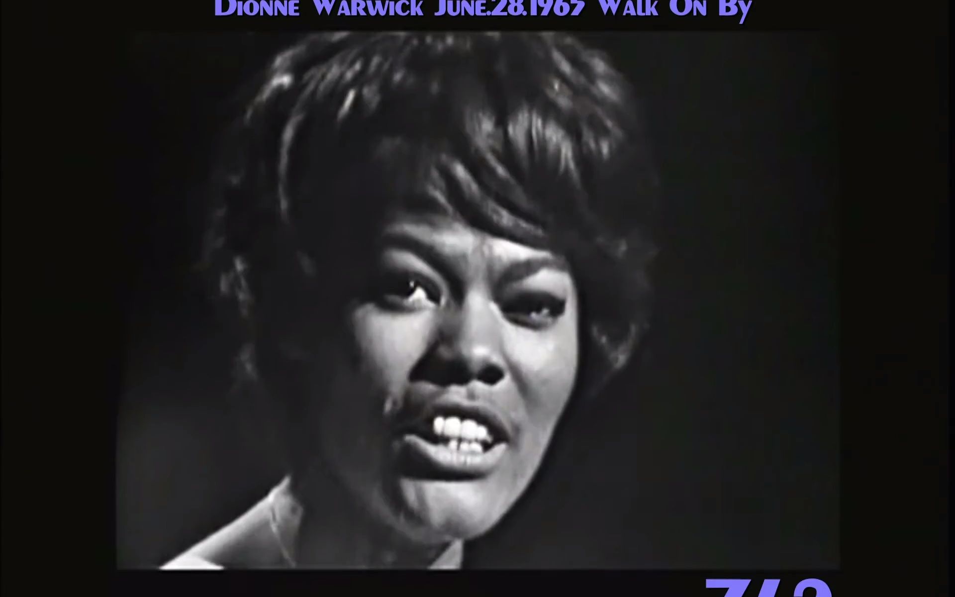 【早期珍贵全场大合唱现场】Dionne Warwick - Walk On By 1965.06.28