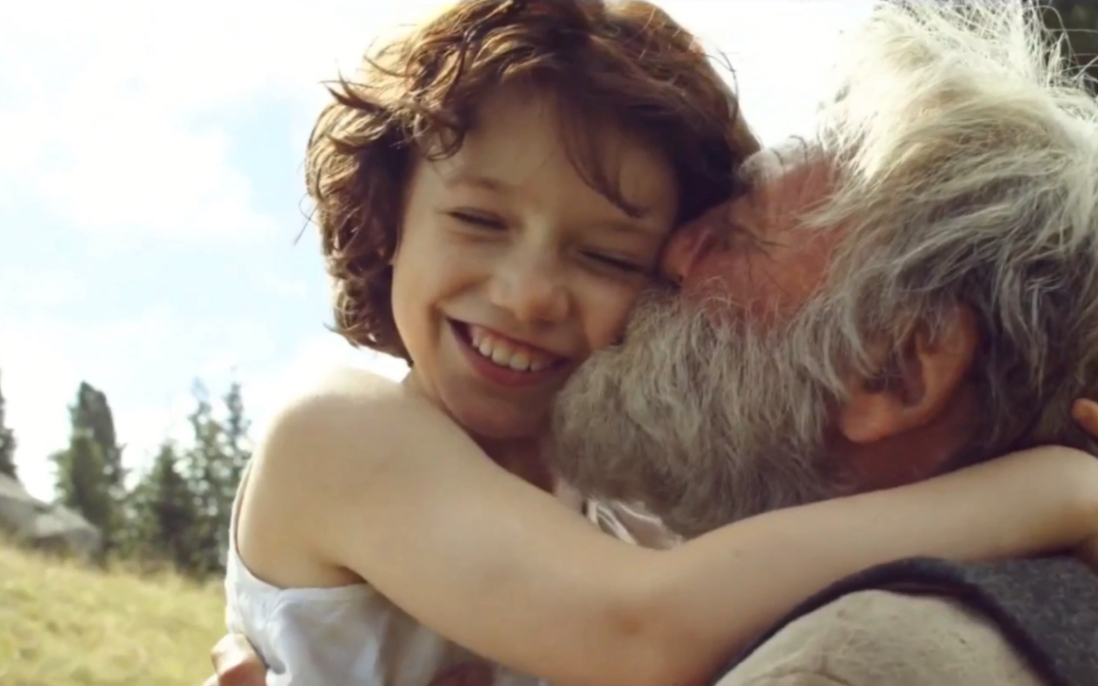 《海蒂和爷爷》最泪目的两段，小天使和世界上最好的爷爷呐