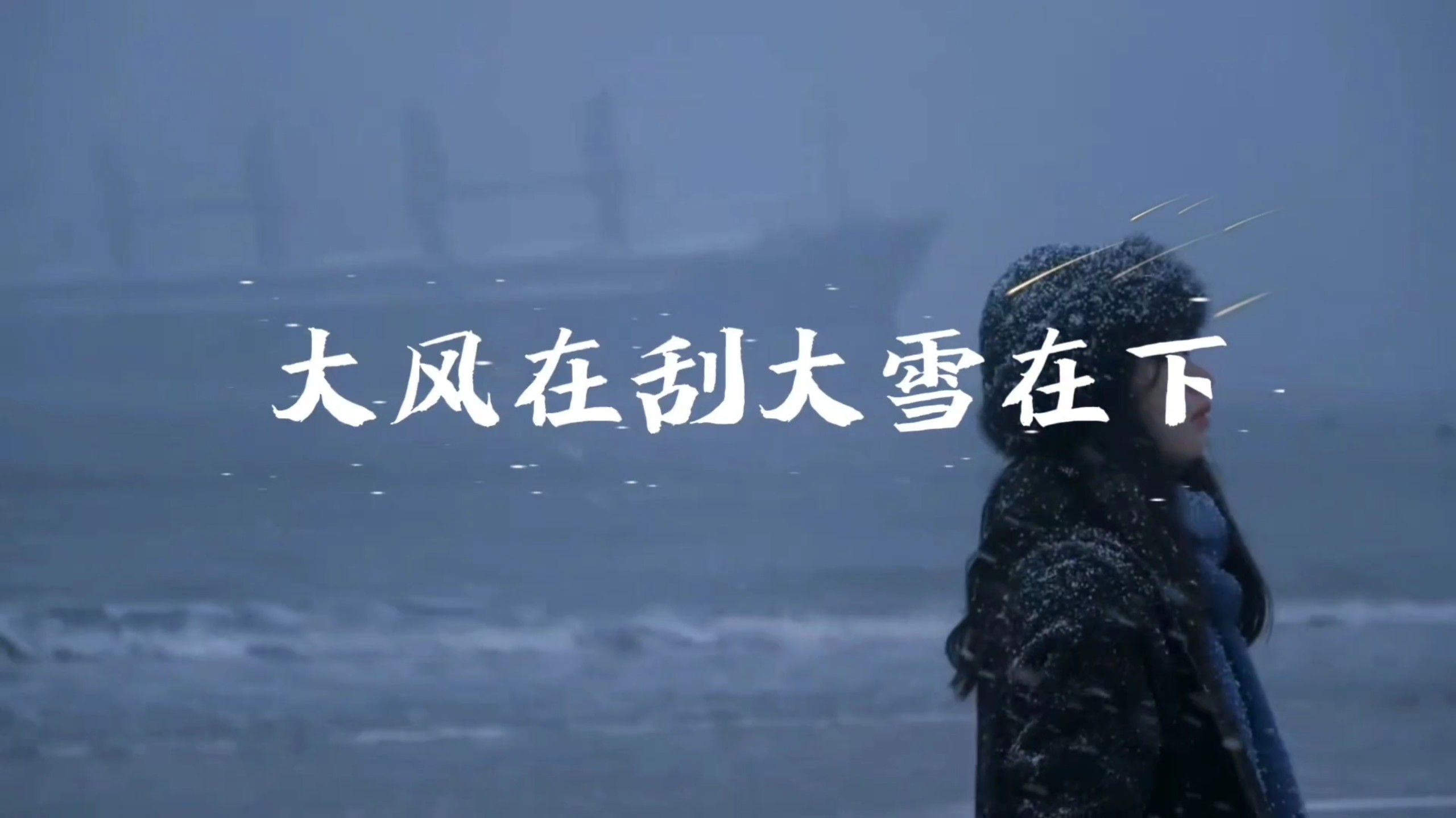 《大风在刮大雪在下》无损原唱 精品伴奏