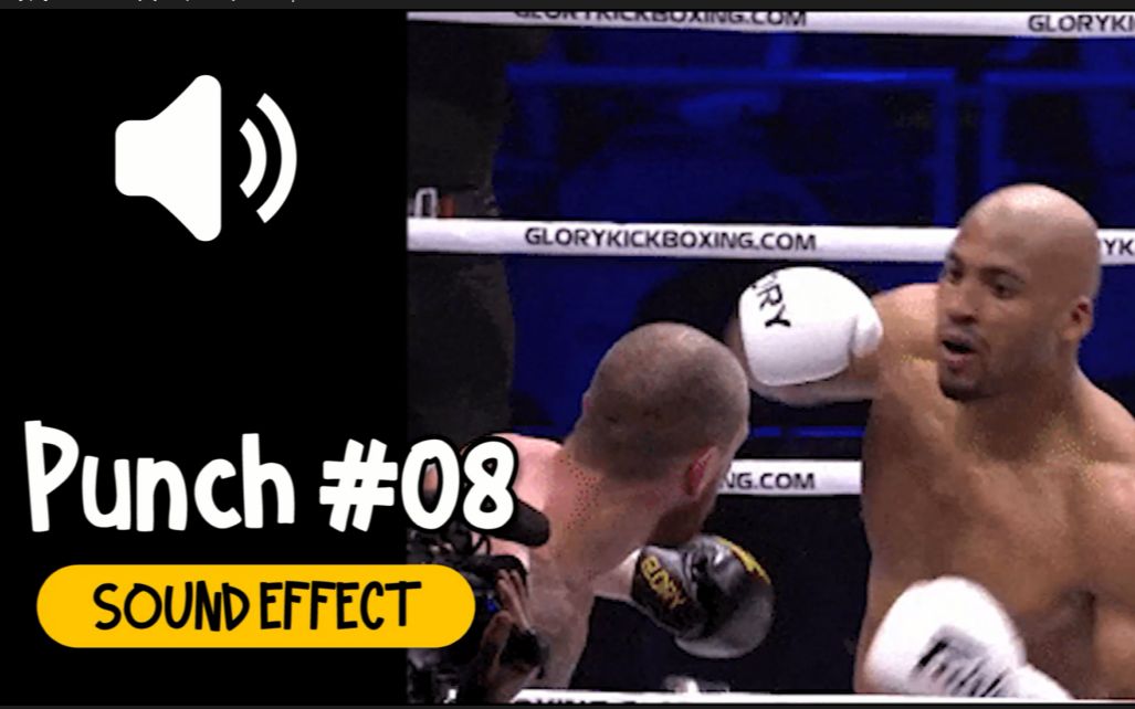 殴打 #08 揍人 打架 攻击 音效 (HQ)