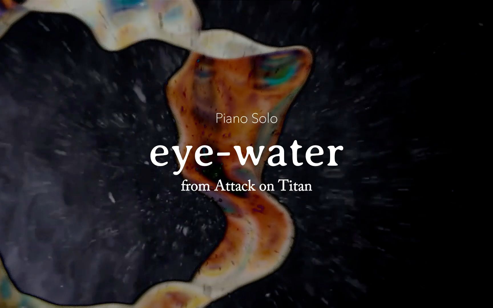 【泽野弘之】《eye-water》Music Video