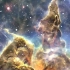 【HST科普】哈勃太空望远镜拍摄泡泡状星云画面。【Hubble Space Telescope】