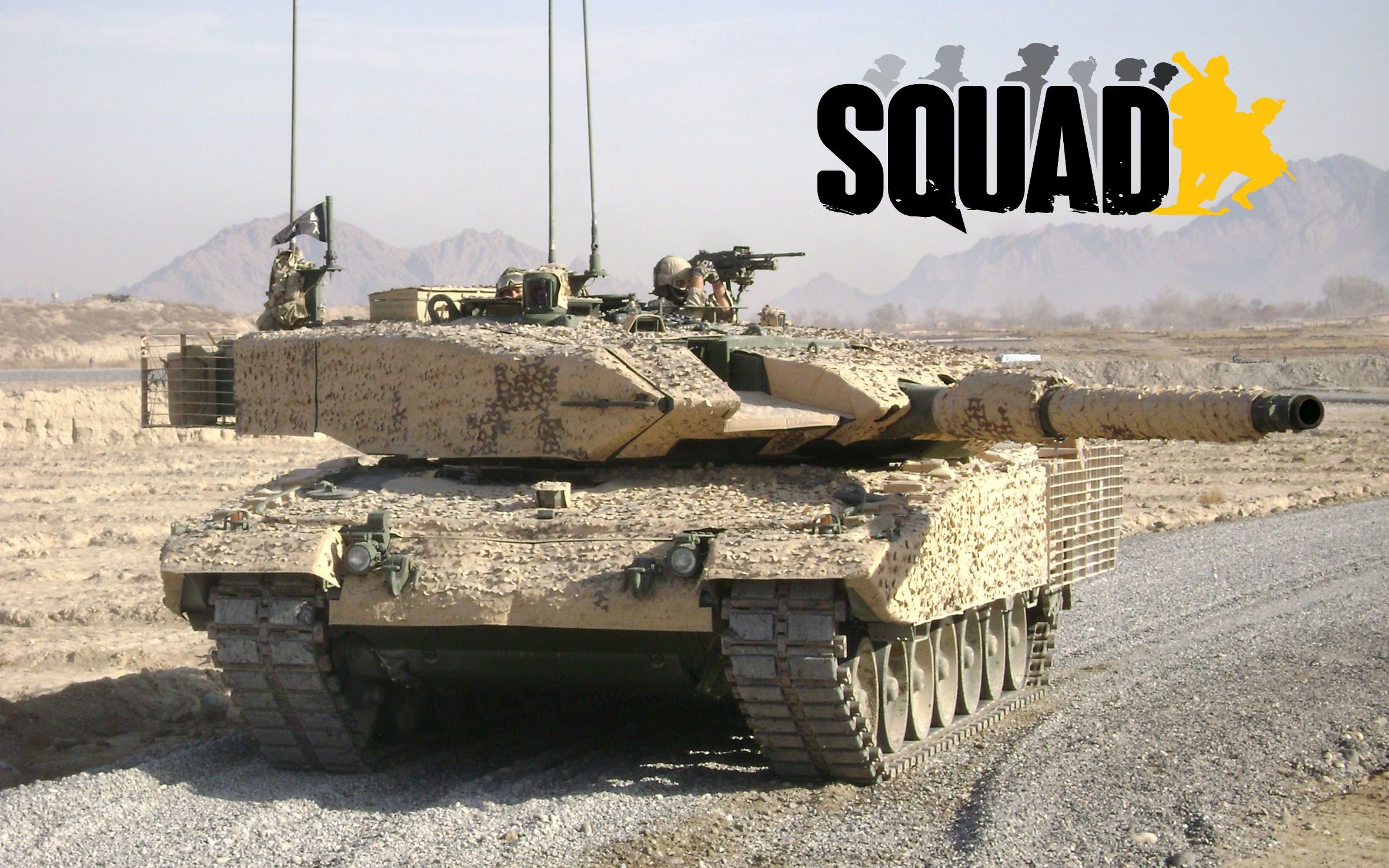 【SQUAD】代差碾压！当你开豹2而你的对手都是二代坦克的时候。