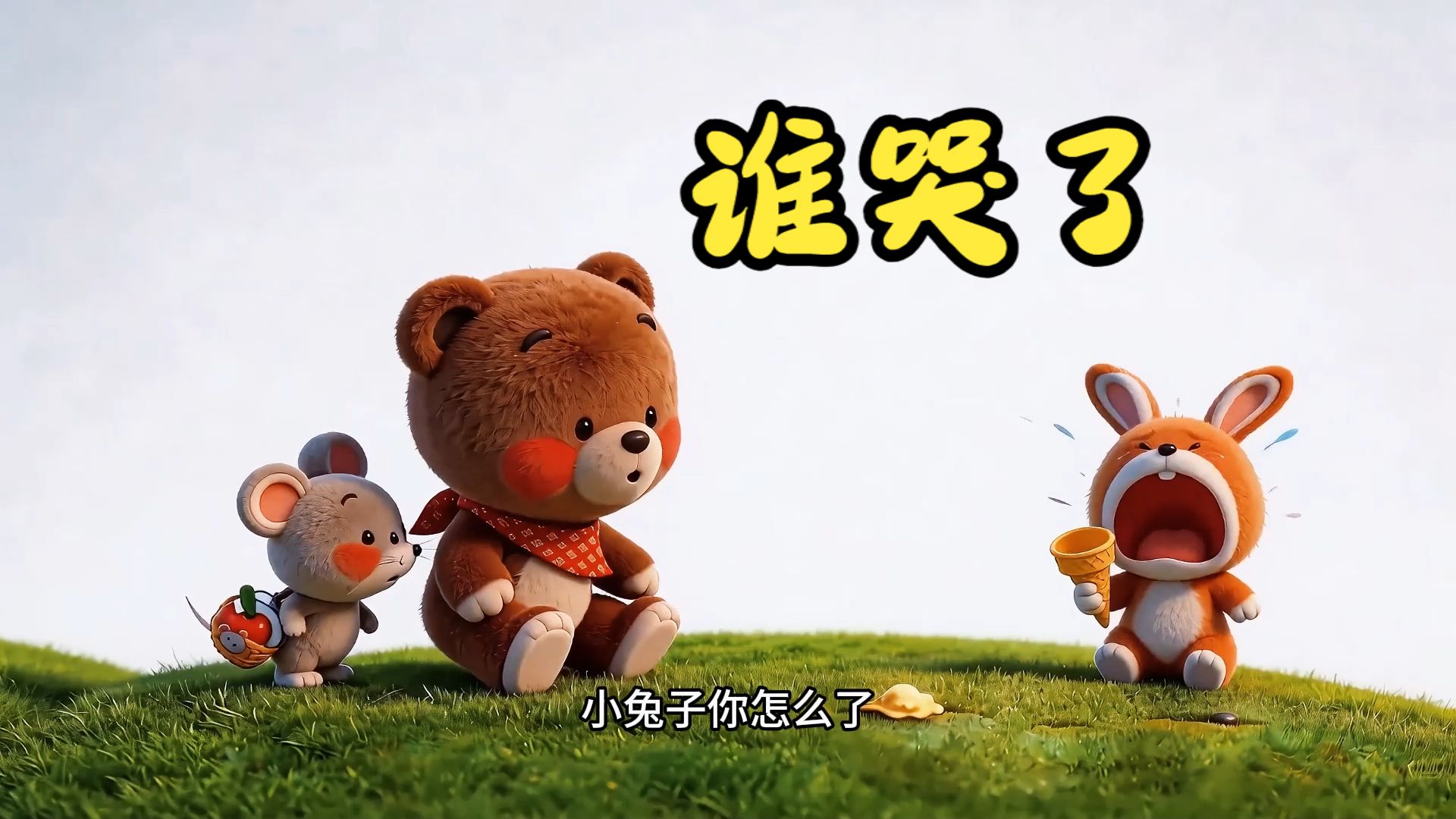 《小熊宝宝绘本》谁哭了，绘本动画，