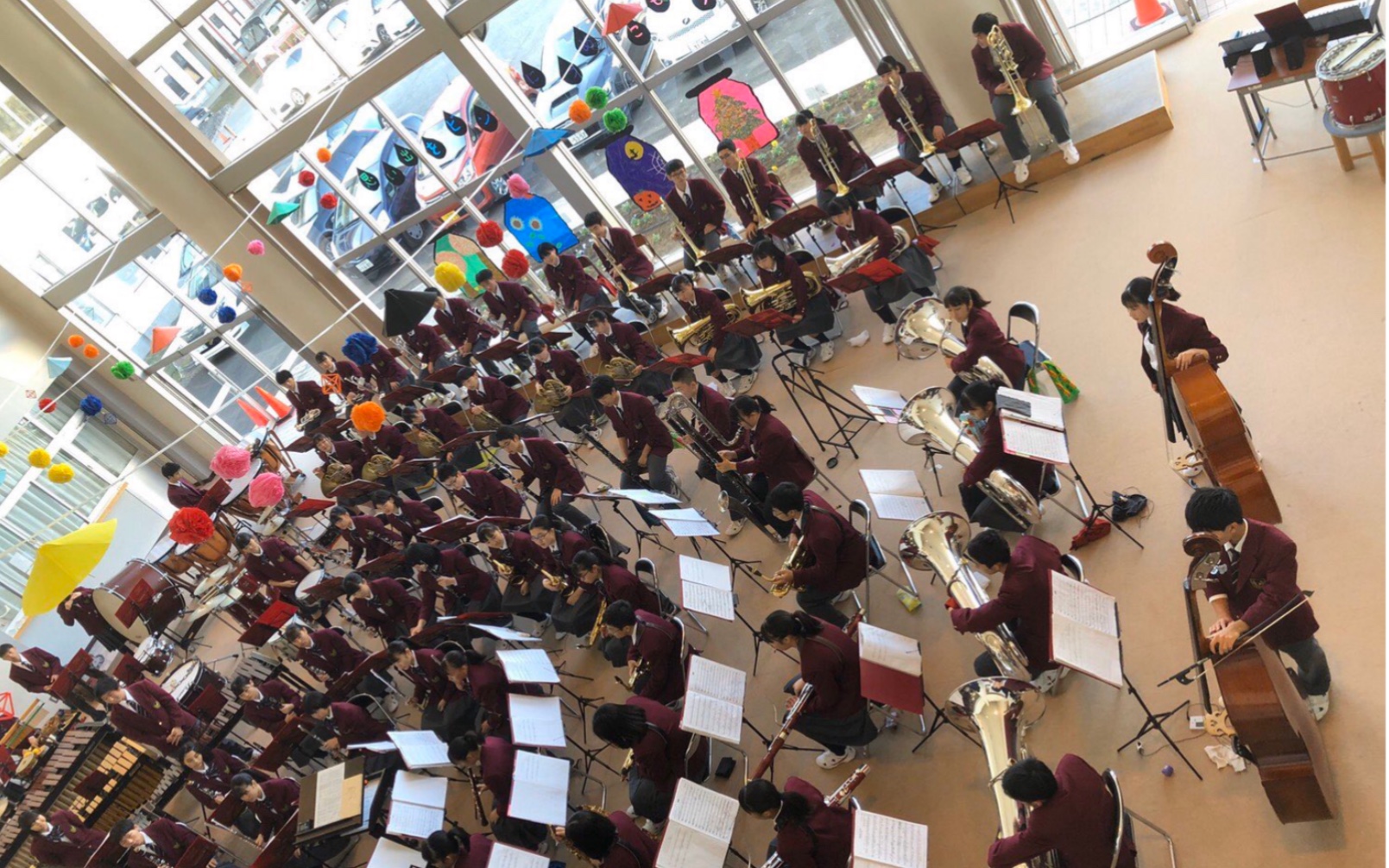 第37回常友祭 常総学院高等学校吹奏楽部員による体育館での演奏 哔哩哔哩 つロ干杯 Bilibili