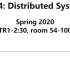 MIT 6.824: 分布式系统 2020春（简体中文字幕）