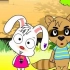 【小蜜蜂英语 第三部】看卡通学英语(两只兔子学英语)【童年稀有向/教育动画】