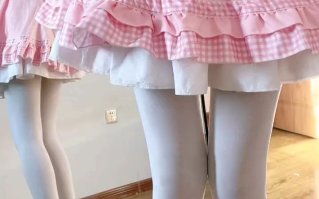 First dance in white cotton pants and a maid's outfit, is that right?