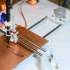 【Arduino编程】【PCB雕刻机展示】自己动手做一台微型PCB雕刻机，神一般存在(展示视频，233）