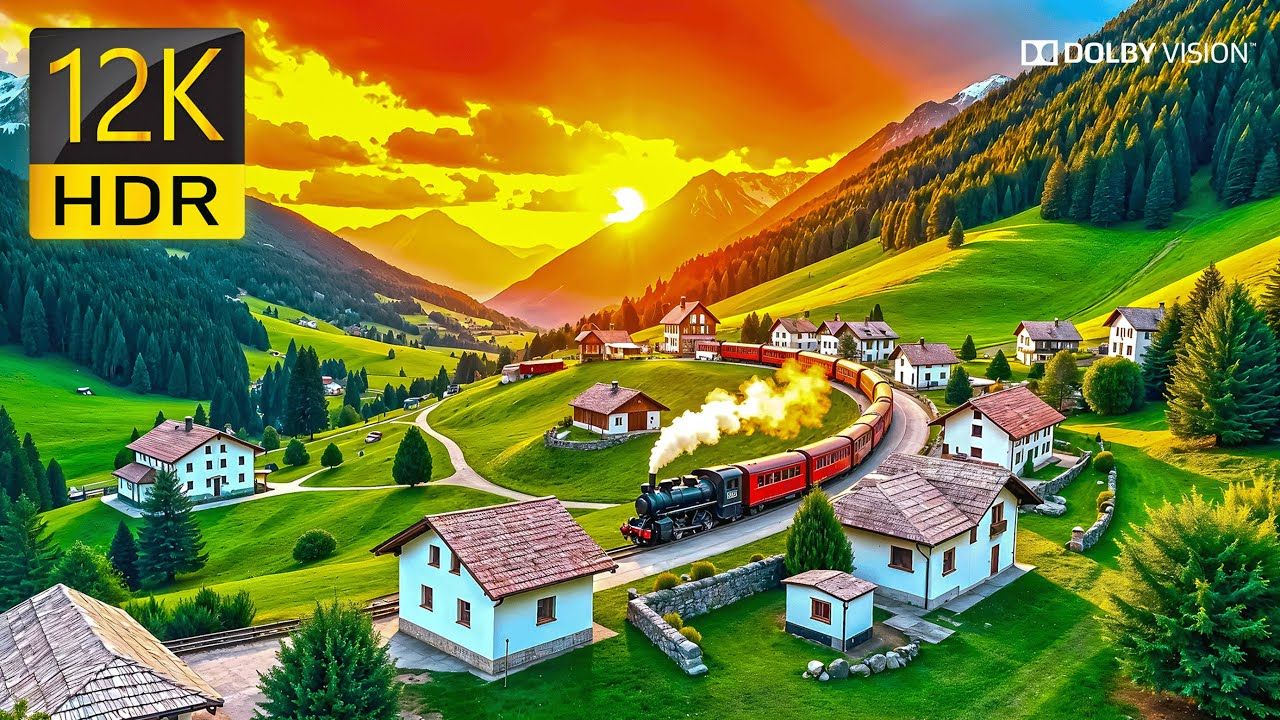 【4K HDR】最佳OLED测试-4K HDR Dolby Vision™#4khdr中的精致风景|杜比视界|电视屏幕测试|手机屏幕测试 |