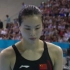 中国跳水运动员吴敏霞在2012年英国伦敦奥运会跳水比赛之女子单人三米跳板决赛上夺得冠军