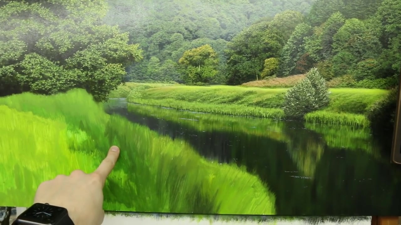 油画写实派风景18