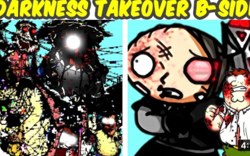 Friday Night Funkin' VS B-SIDE Darkness Takeover AFTERMATH | Glitched Family Guy