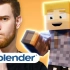 iBlender中文版插件教程如何在 Blender 中制作 Minecraft 装备！Blender