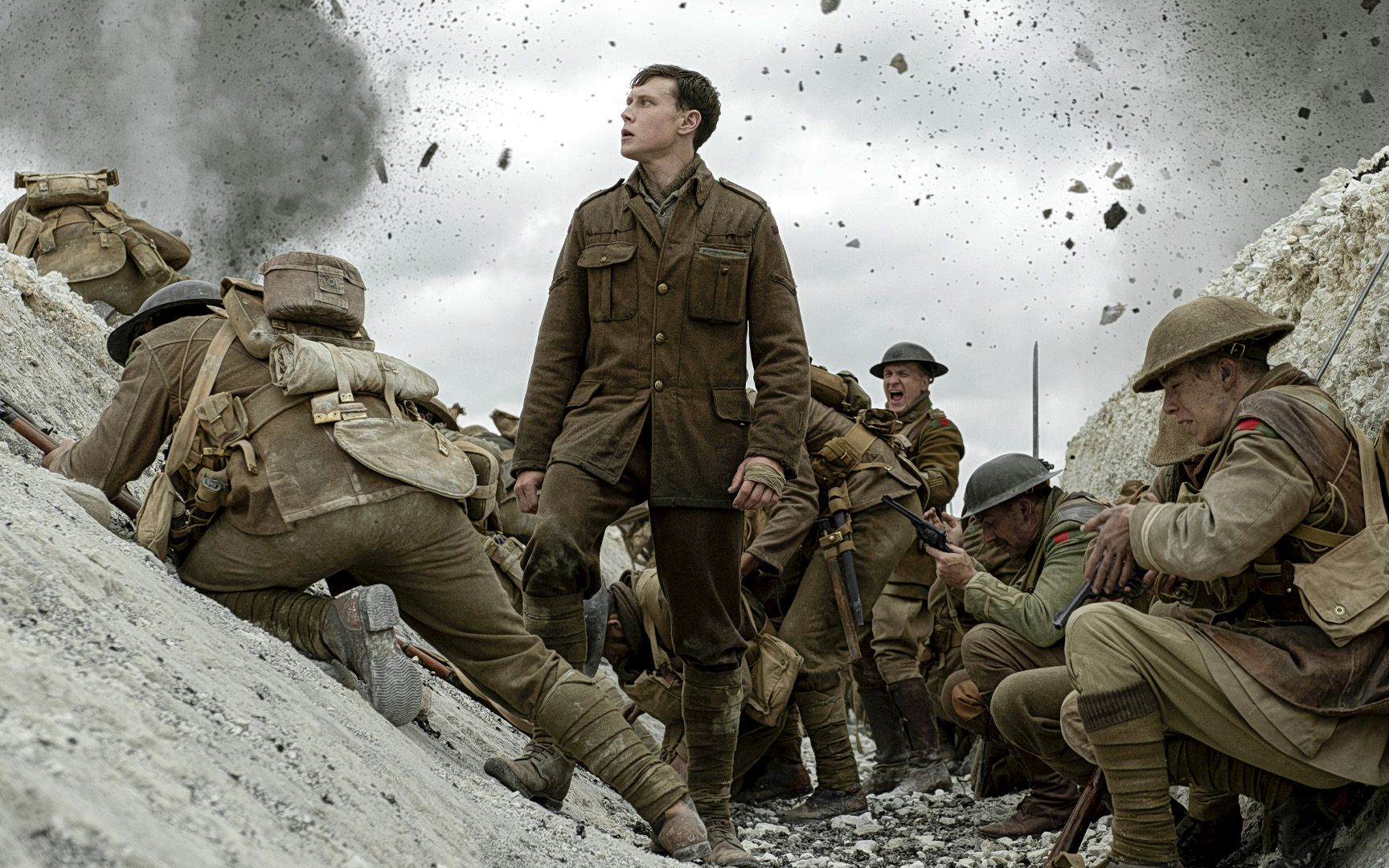 【越哥】只有“一个镜头”的战争片，2019年奥斯卡最大遗珠，每一秒都提心吊胆！