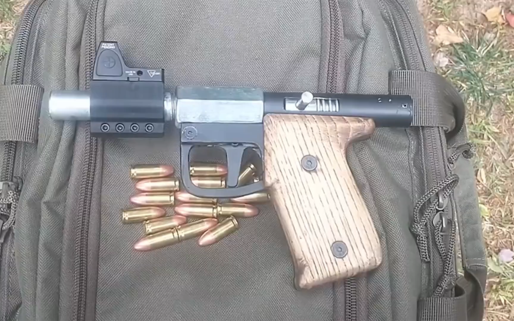 自 制 9mm 炸 膛 手 枪