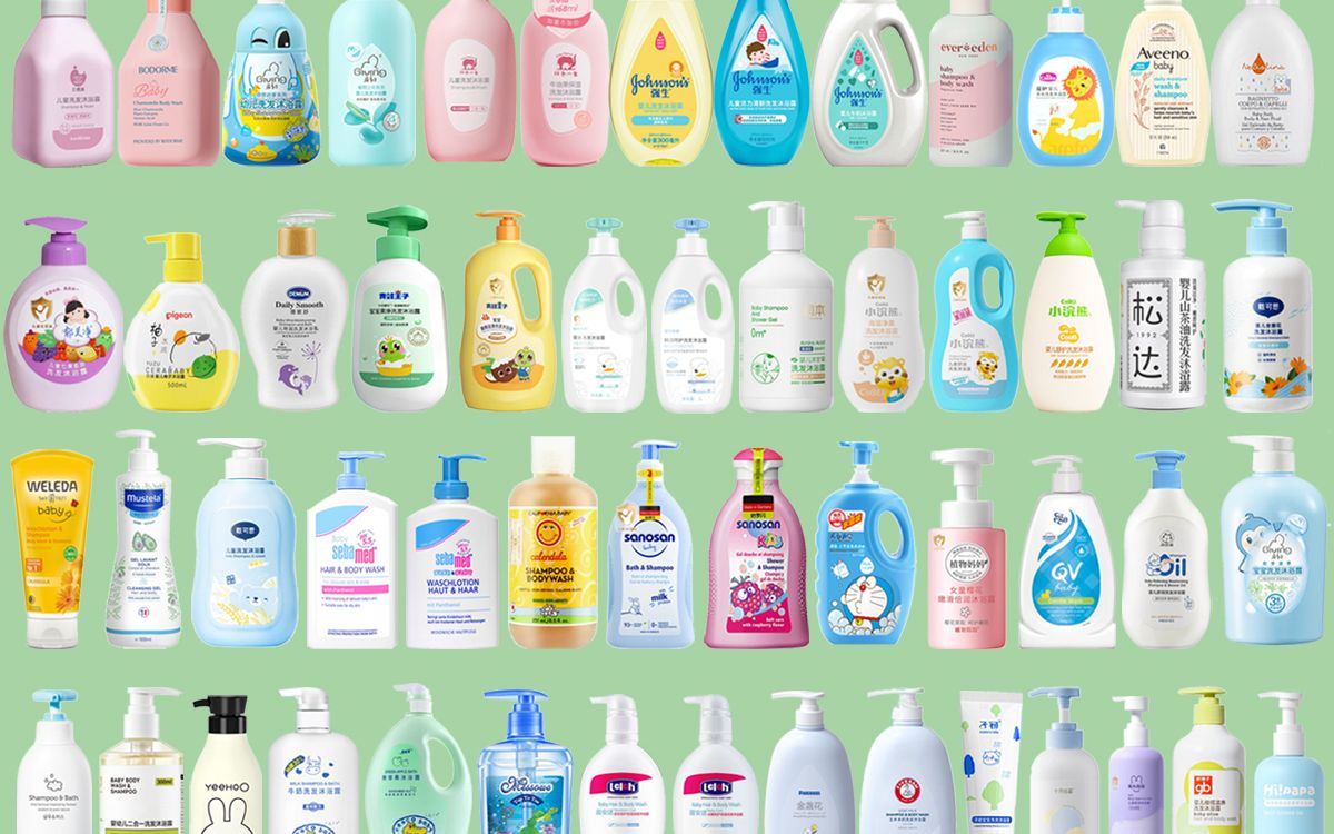 54款宝宝洗发沐浴产品评测上：哪些产品含有需要注意的成分？哪些风险更小？