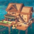 【建筑教程】带你建造一个湖心小屋！