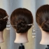 女孩都要会的发簪盘发，简单3种方法，一看就会的那种，发髻高度可高可低，也可以做半扎发型的