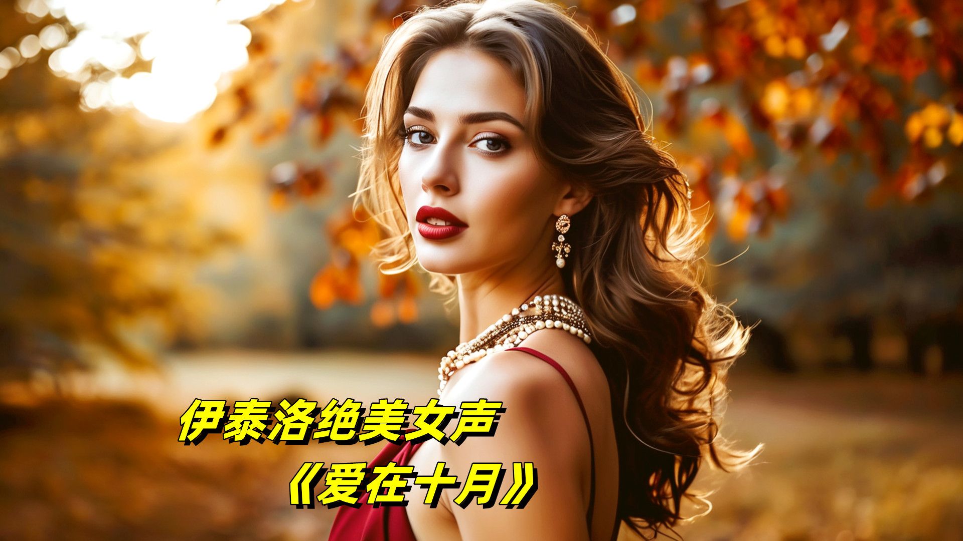 伊泰洛绝美女声《爱在十月》，柔美旋律百听不厌
