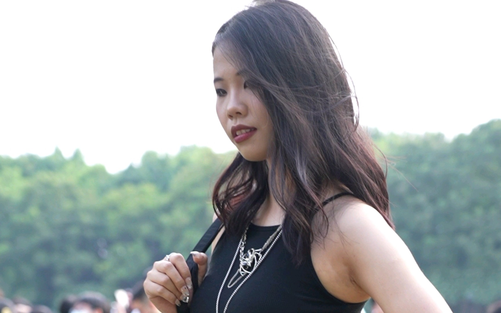 [Hip-hugging halter dress]-Slightly meat also has a different charm CICF field photo