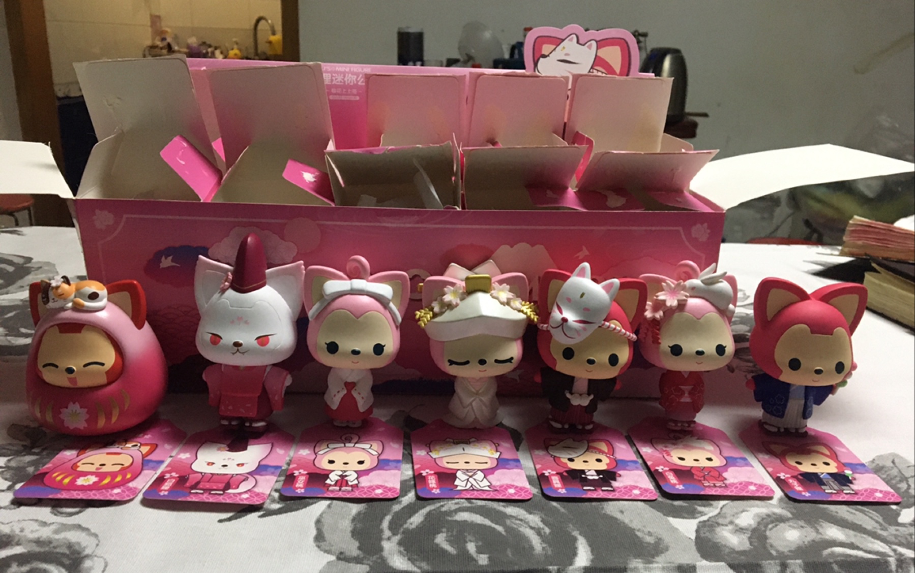 端盒九木杂物社限定阿狸樱花上上签盲盒新年抽到了隐藏超开心的