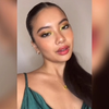 小姐姐的孔雀眼妆