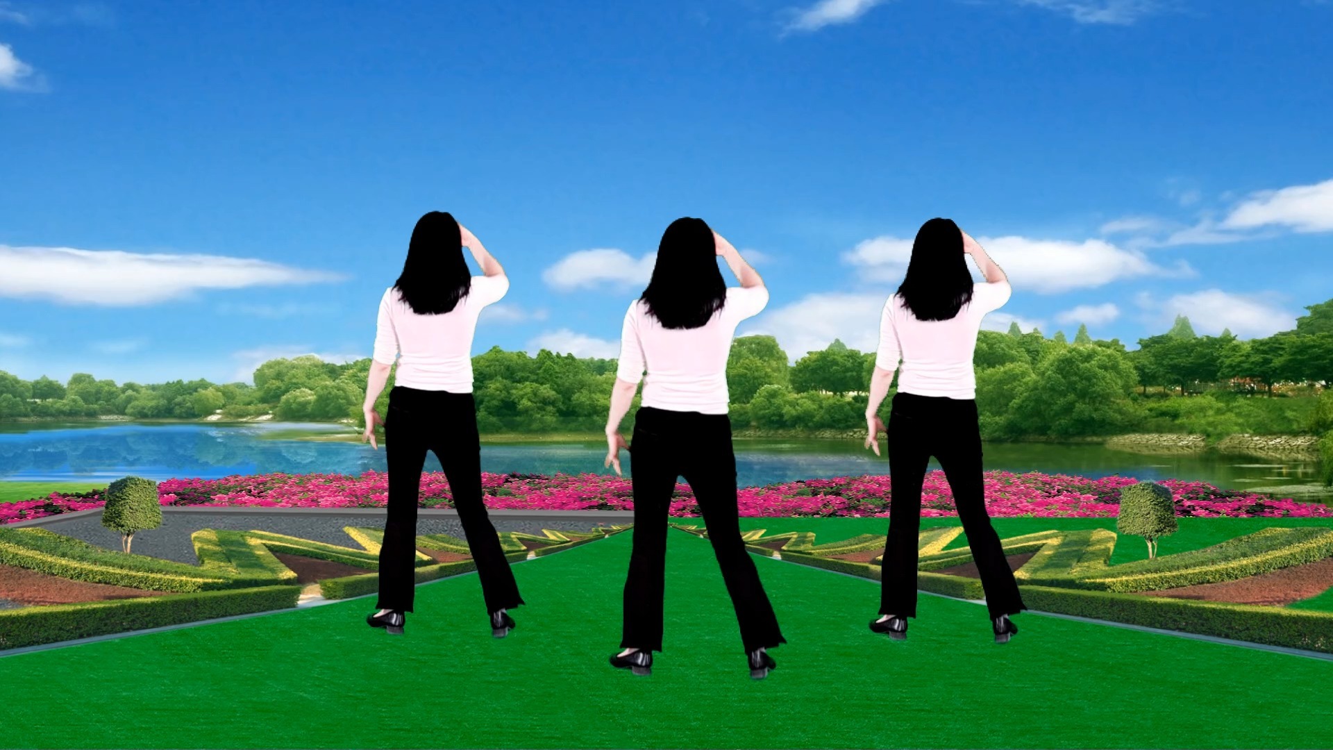 广场舞背面示范《今生最爱》热曲美舞，动感48步爆火步子舞