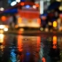 【视频素材】雨中的城市夜晚（模糊）