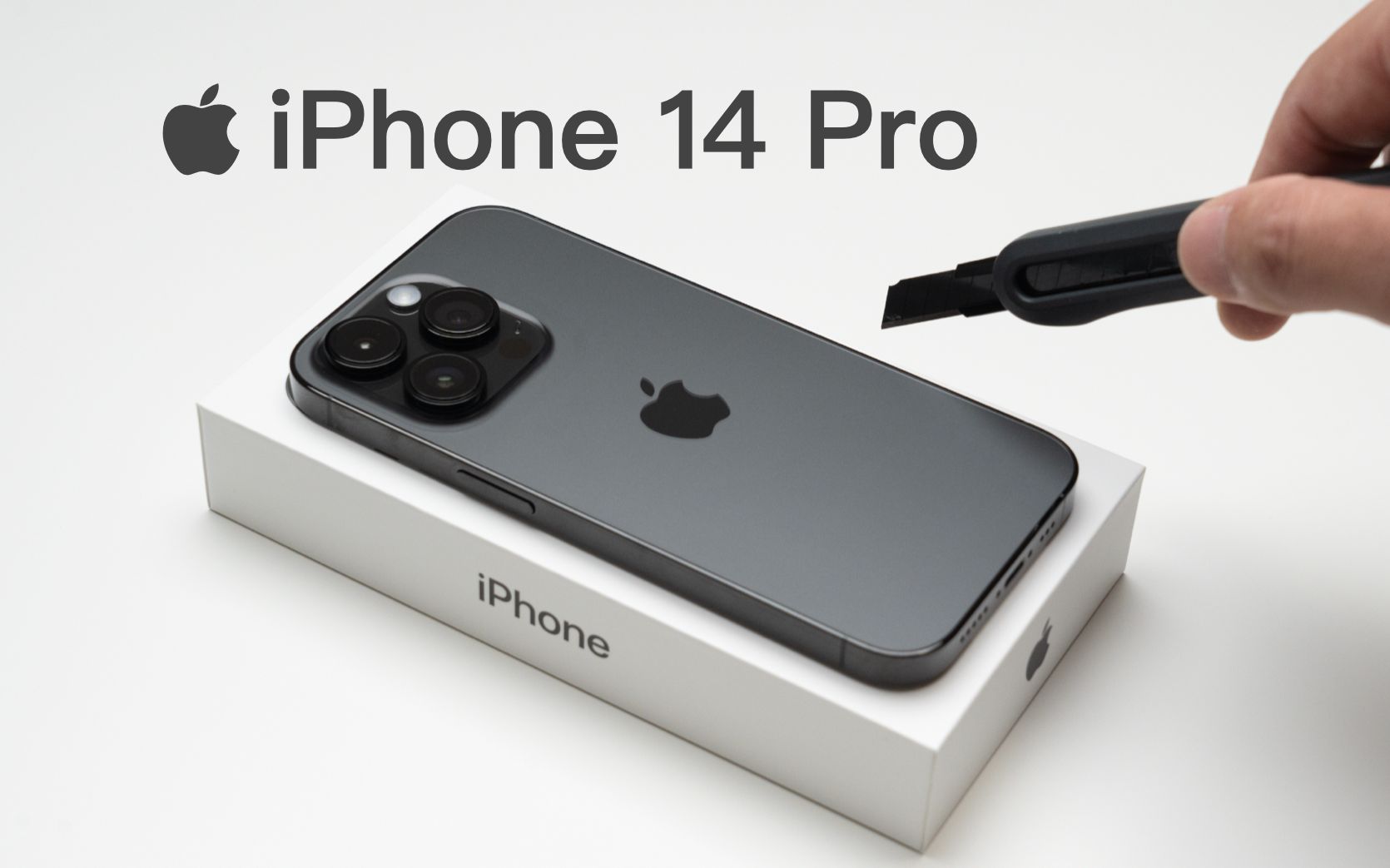 iPhone 14 Pro深空黑色开箱（纯净版）| 游戏测试 | 摄像测试 | 配件