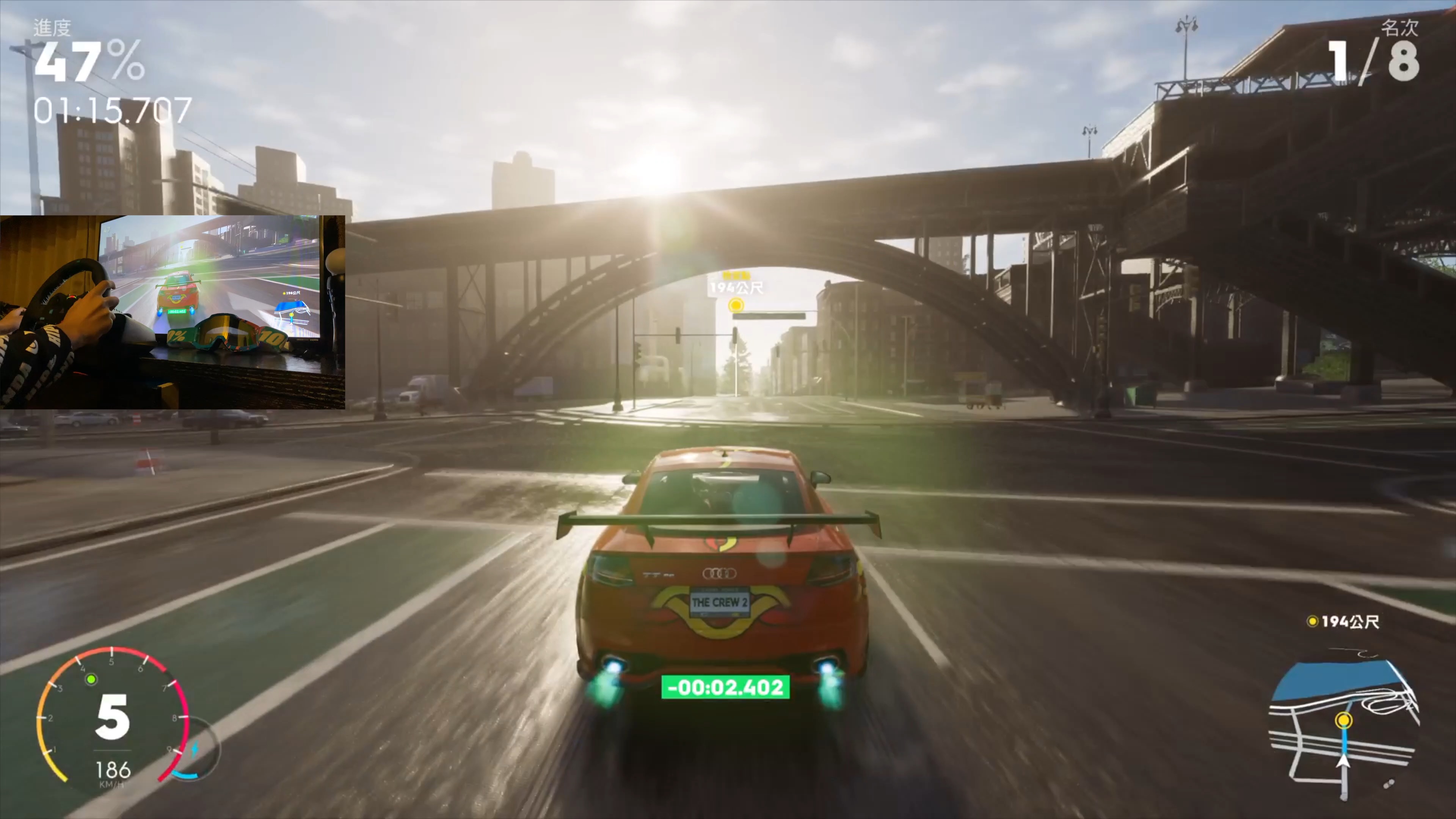 g29试玩游戏thecrew2飙酷车神2playstation4pro