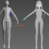 【3dmax人物角色建模】从box到完整的女性人体裸模布线教程，3dmax零基础建模教程