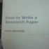 [搬运]How to Write a Research Paper