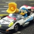 TOMY多美卡迪士尼合金仿真小汽车模型玩具DS-02唐老鸭警车142270
