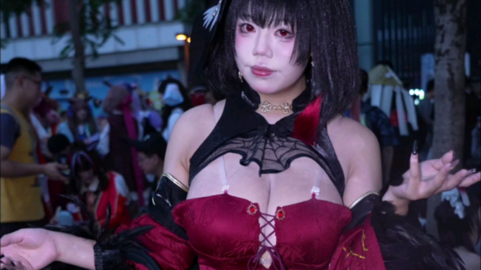 [Dare Jianwu cos] - Powerful burgundy dress package