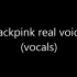 BLACKPINK成员的真实嗓音 !!! (each members)