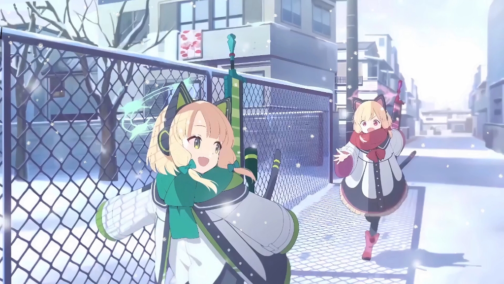 【蔚蓝档案】壁纸分享：小绿＆小桃 4K