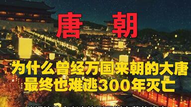 为什么曾经万国来朝的<em class="keyword">大唐</em>,最终也难逃<em class="keyword">300年</em>灭亡？